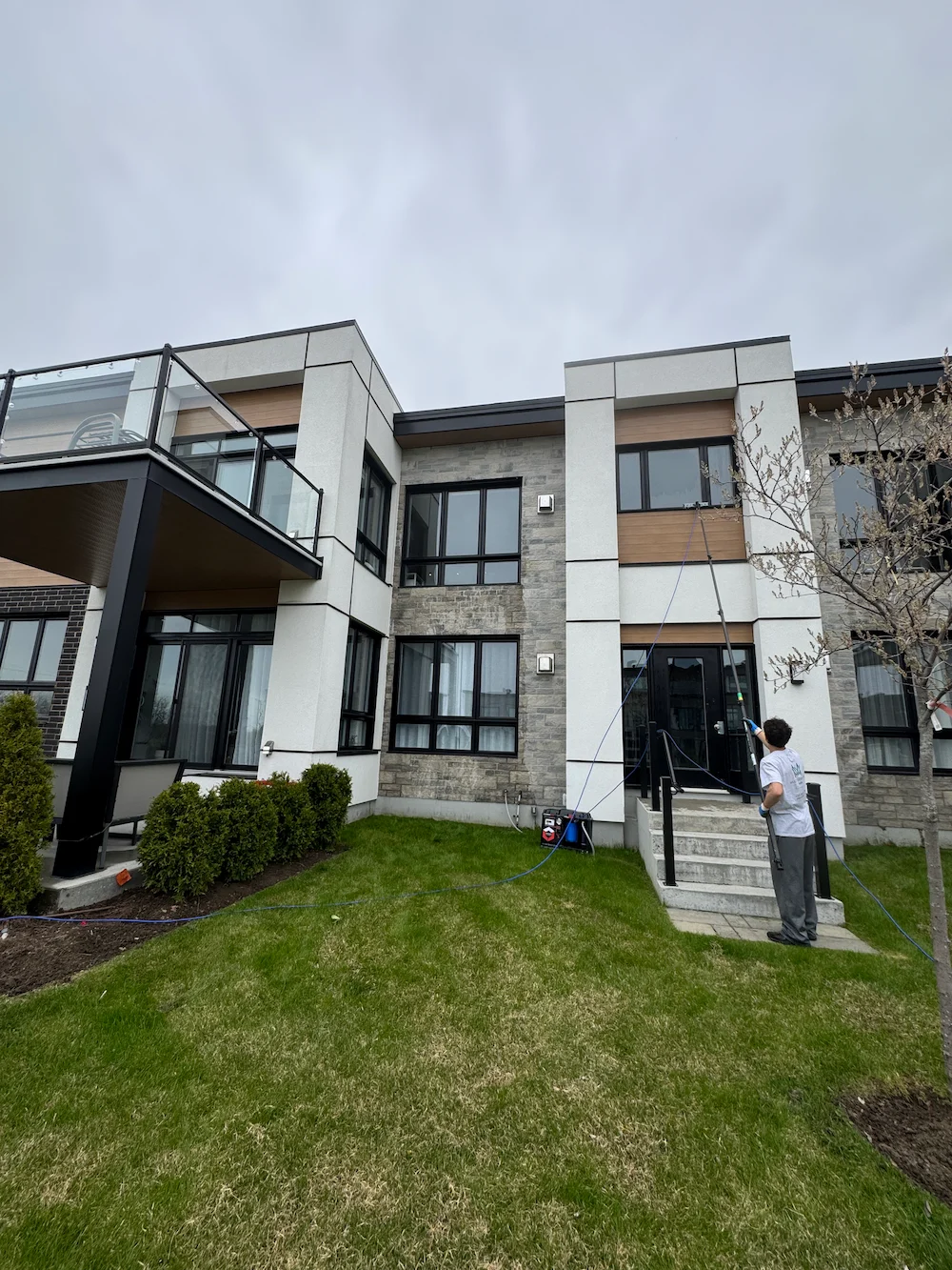 Lavage de vitres résidentiel