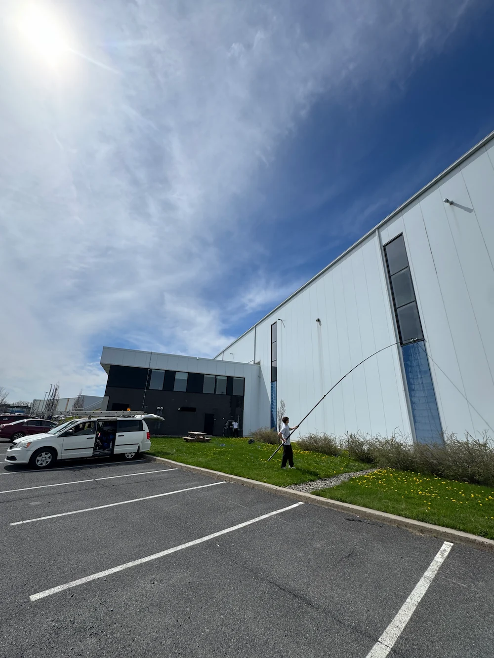 Lavage de vitres commercial